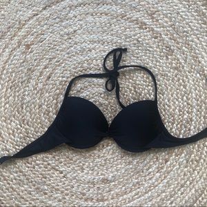 Black push-up swimsuit top!